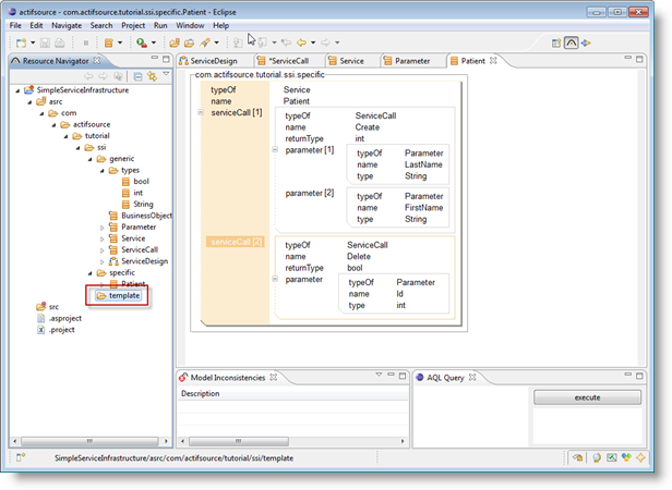 Explore your models with the actifsource generator-workbench.